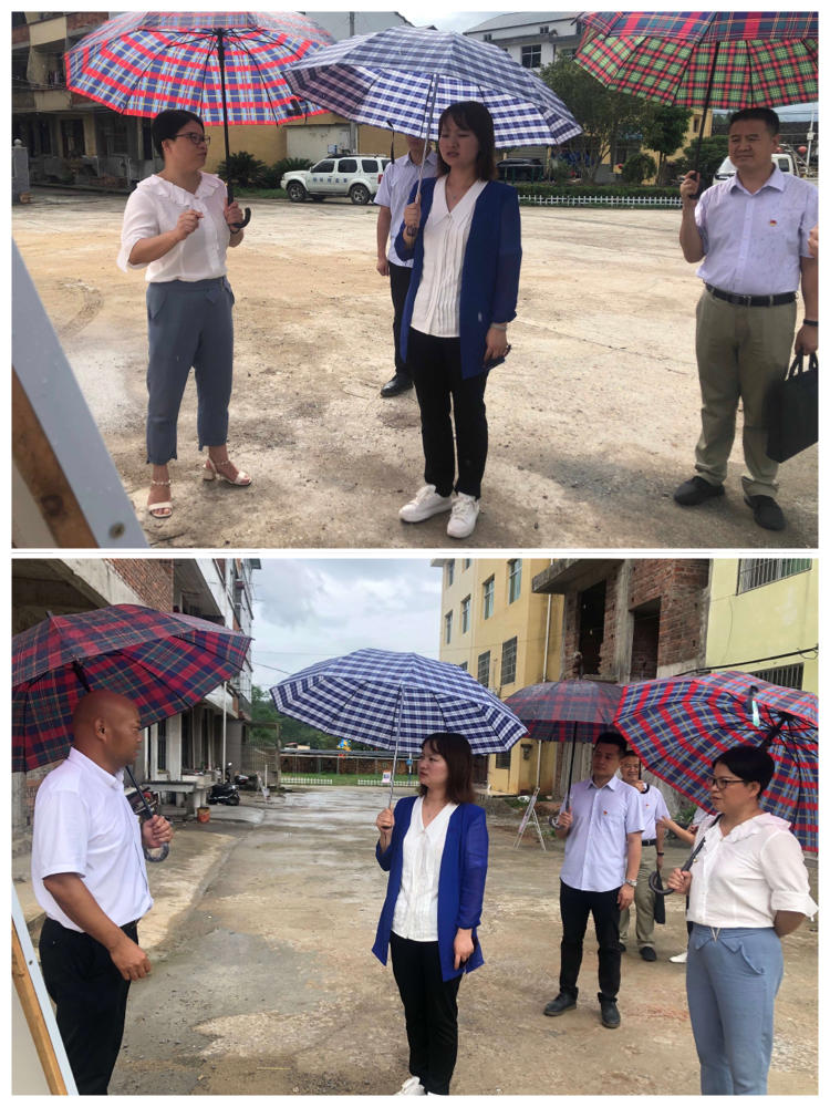 在姜后村,张文静实地察看了乡村大舞台,儿童微乐园,荷塘月色等乡村